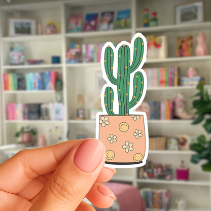 Cactus Plant Sticker