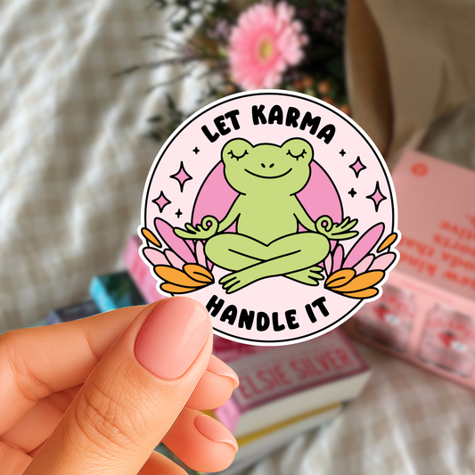 Let Karma Handle It Sticker