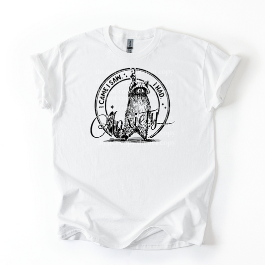 I Came I Saw I Had Anxiety T-Shirt