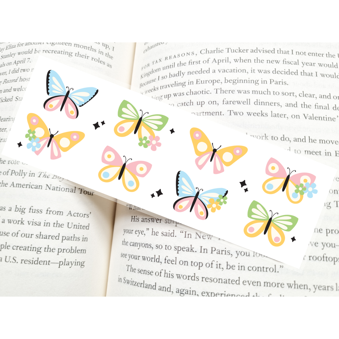 Spring Butterfly Bookmark