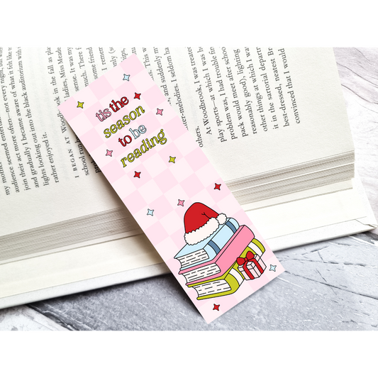 Tis The Season To Be Reading Bookmark