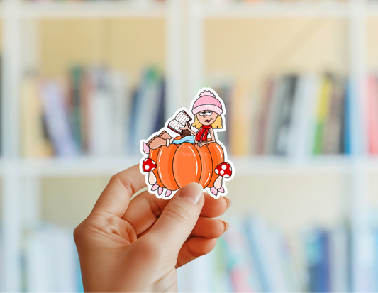 Autumn Lizzie Sticker