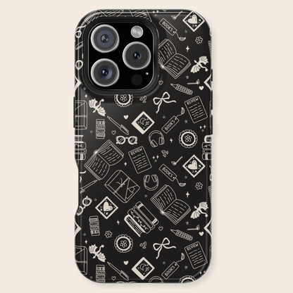 Bookish Doodles Phone Case