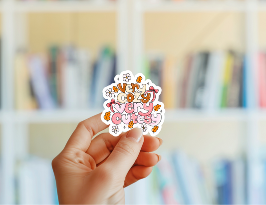 Very Cozy Very Cutesy Sticker