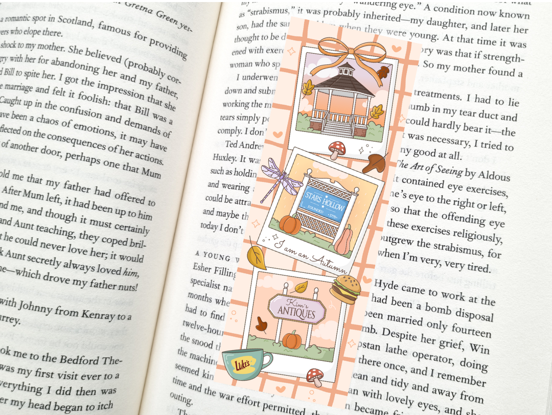 Fall Stars Hollow Bookmark