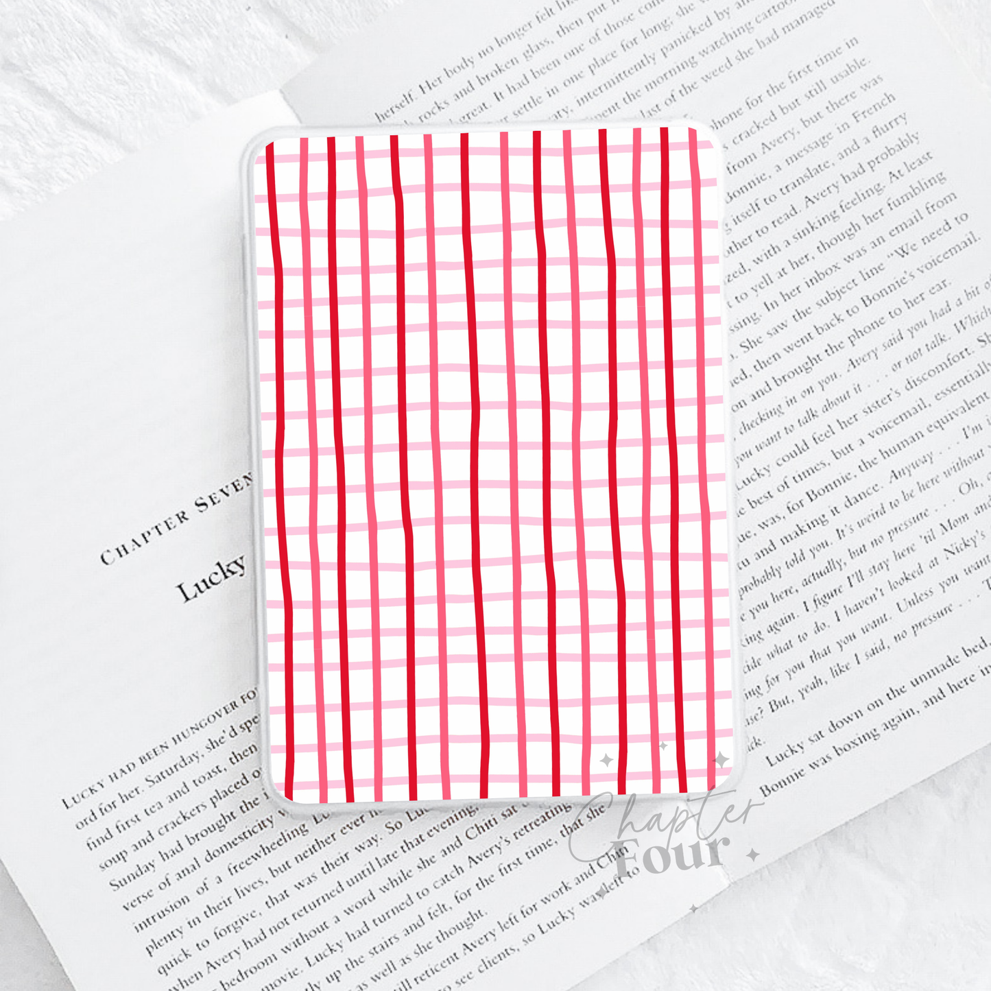 Sweetheart Stripes E-Reader Insert
