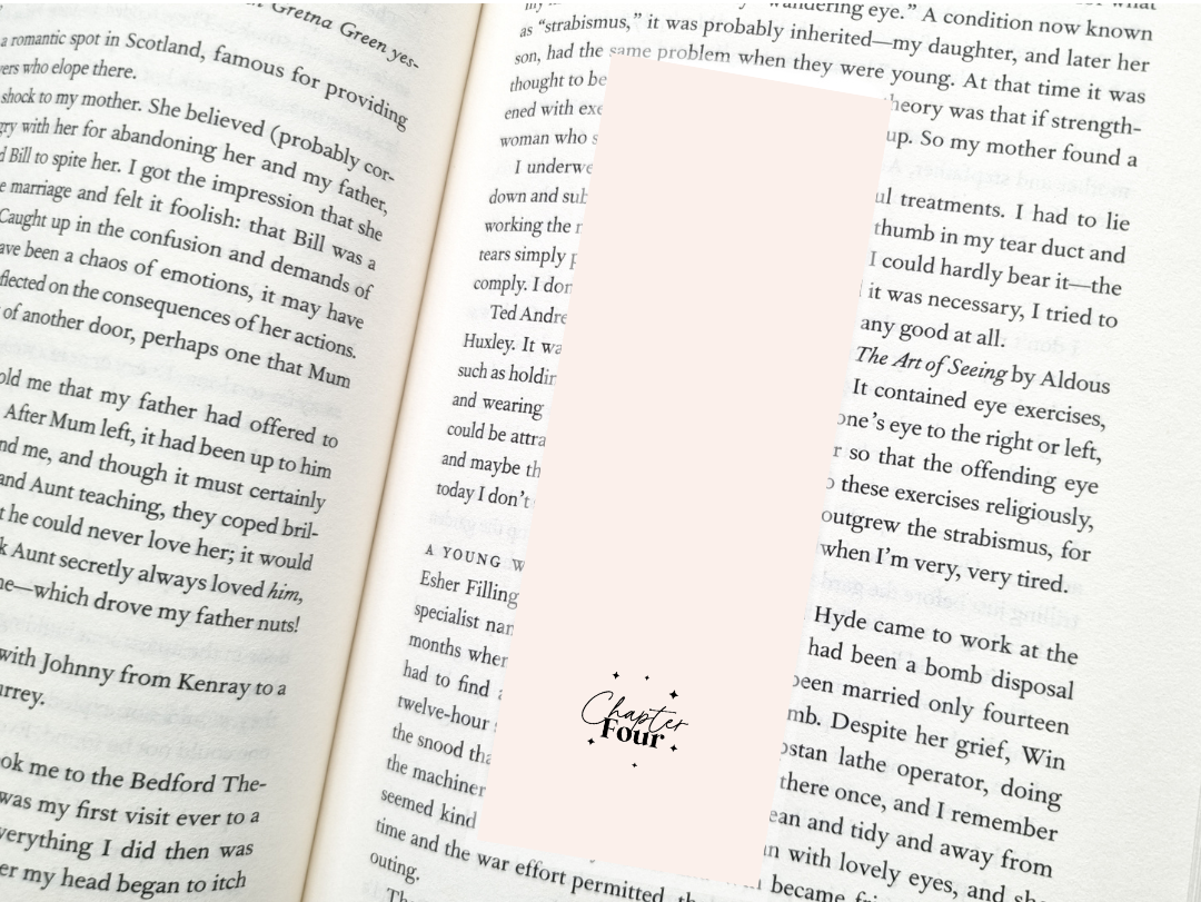 Fall Stars Hollow Bookmark
