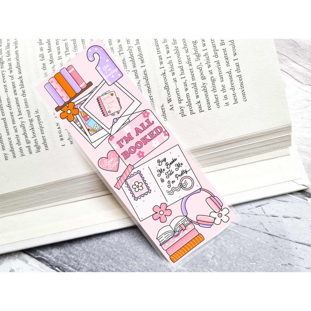 I'm All Booked Bookmark