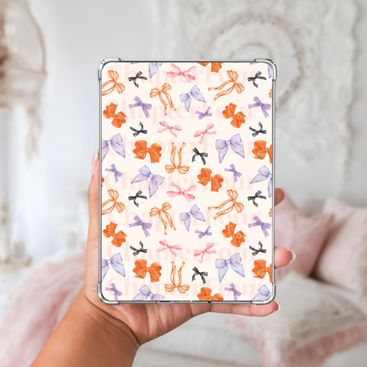 Halloween Watercolor Bows E-Reader Insert