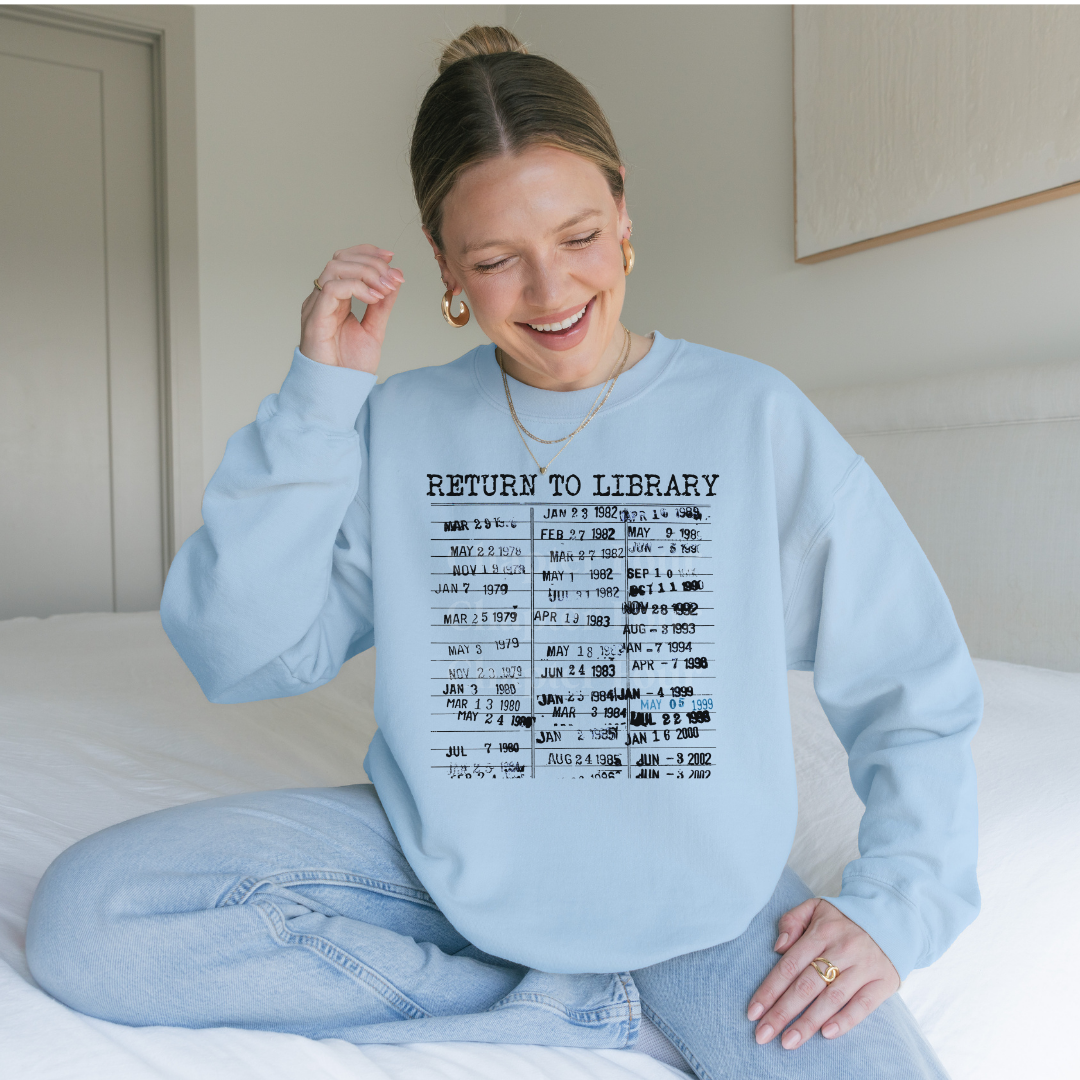 Return To Library Crewneck