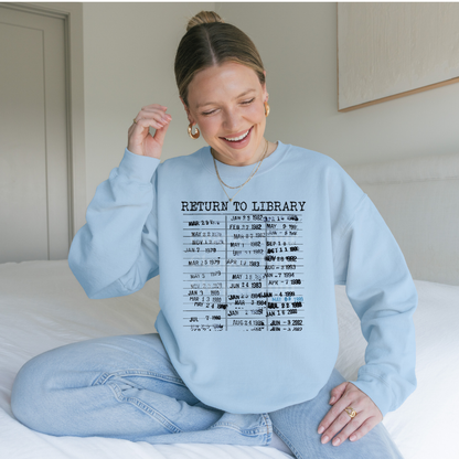 Return To Library Crewneck