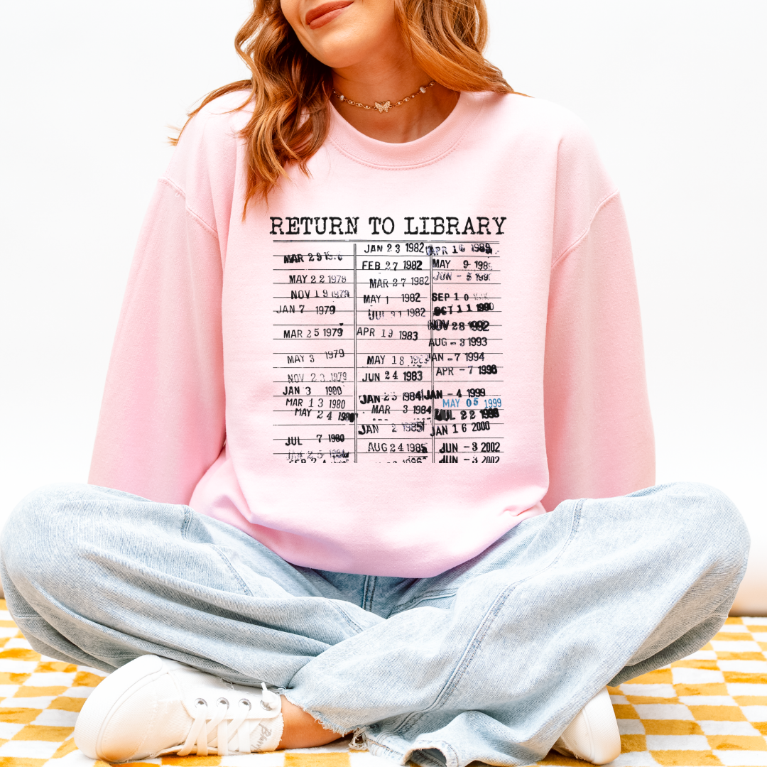 Return To Library Crewneck