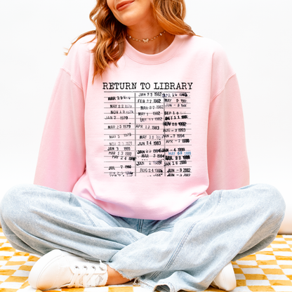 Return To Library Crewneck
