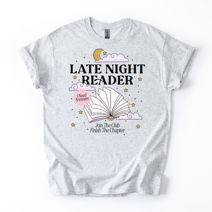 Late Night Reader T-Shirt