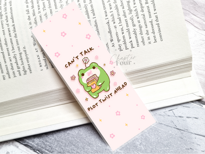 Bookish Frogs Bookmark Set