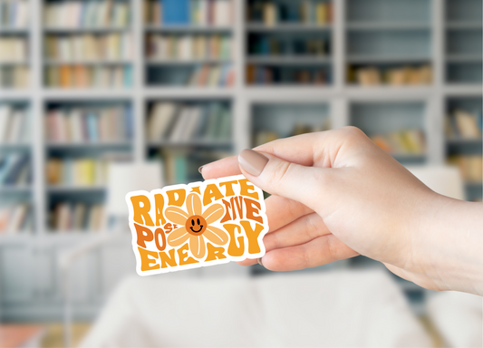 Radiate Positive Energy Sticker