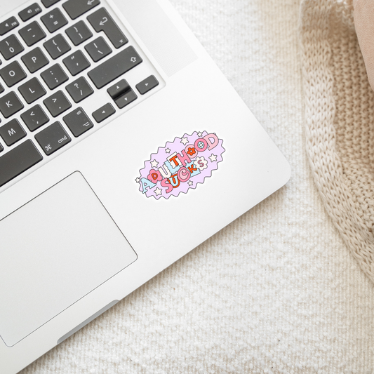 Adulthood Sucks Sticker