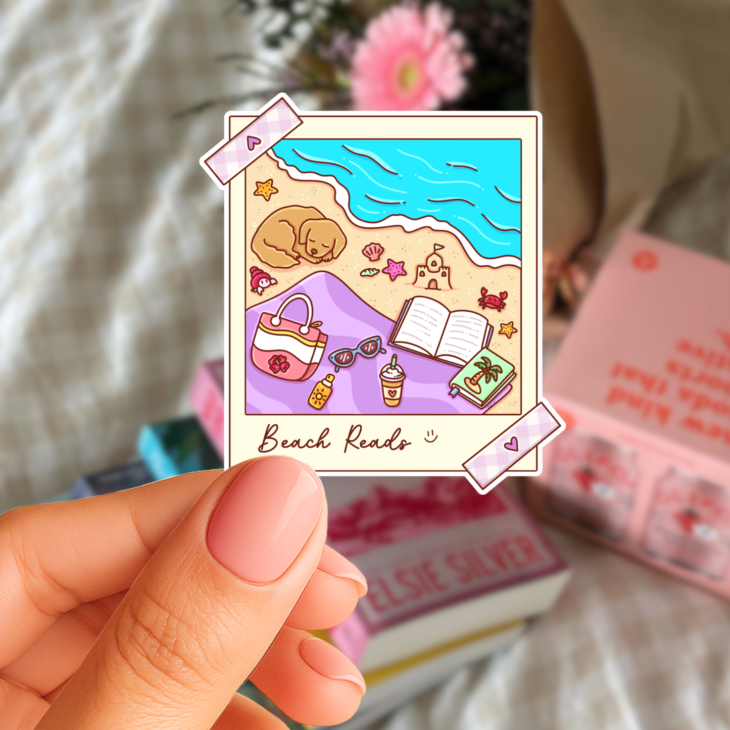 Beach Reads Photo Sticker