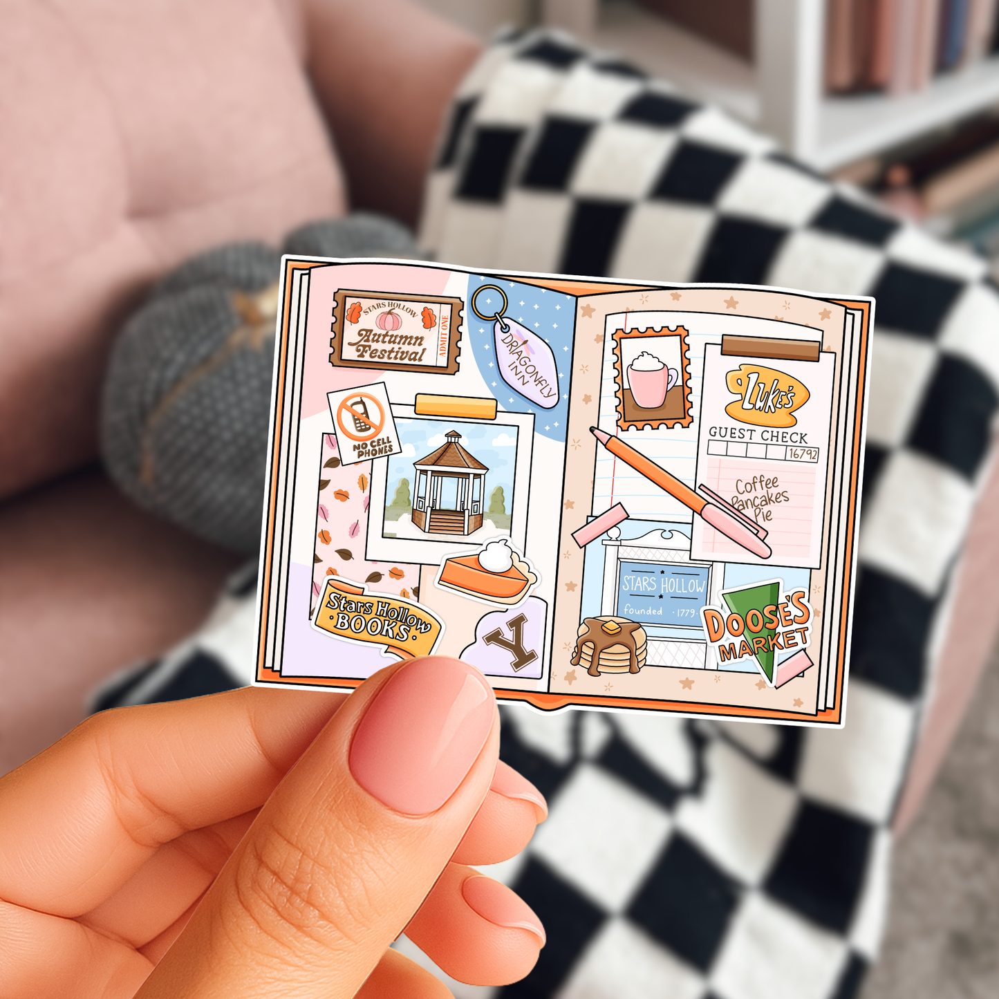 Autumn Junk Journal Sticker