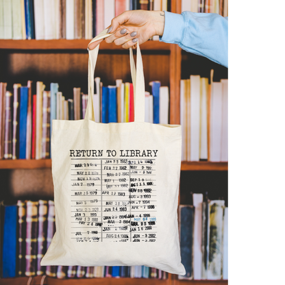 Return To Library Tote Bag