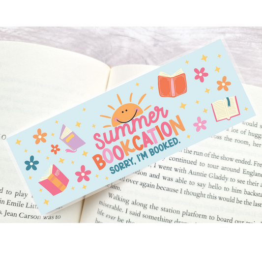 Summer Bookcation Bookmark