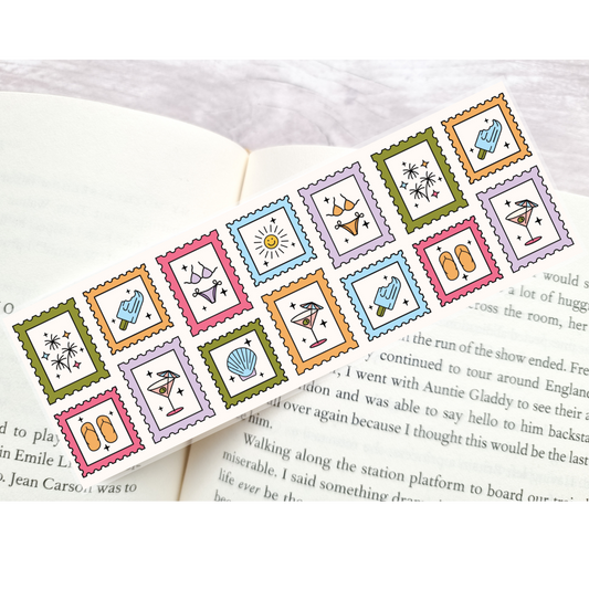 Summer Stamps Bookmark