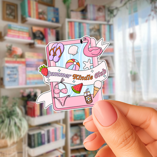 Summer Kindle Club Sticker