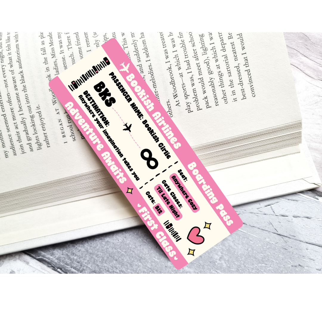 Bookish Airlines Bookmark