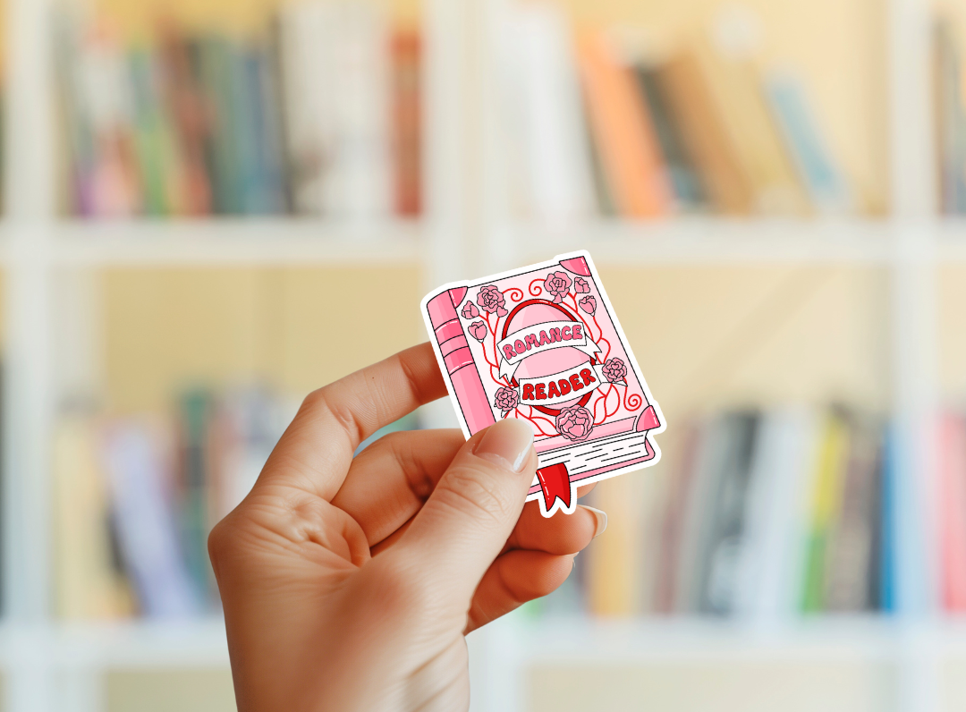Romance Reader Sticker