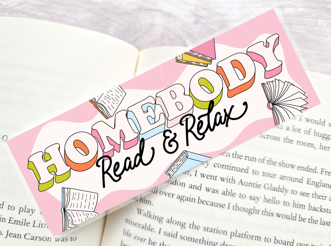 Homebody Read & Relax Bookmark