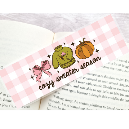 Cozy Sweater Season Bookmark