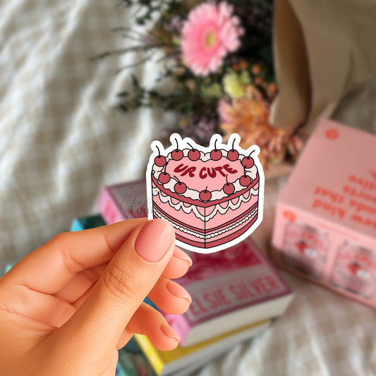 Ur Cute Cake Sticker