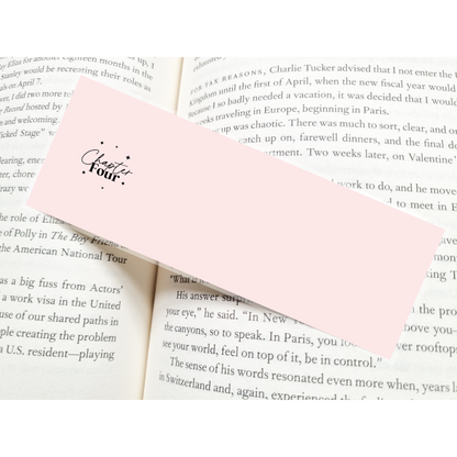 Paperback Book Club Bookmark