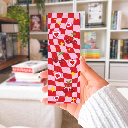 Checkered Cherries Bookmark