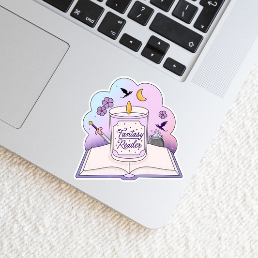 Fantasy Reader Sticker