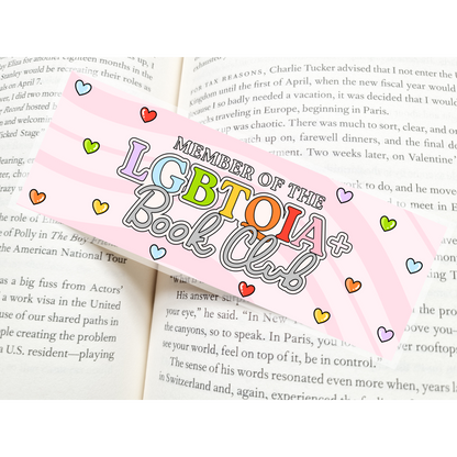 Member Of The LGBTQIA+ Book Club Bookmark