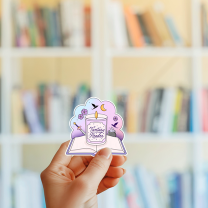 Fantasy Reader Sticker