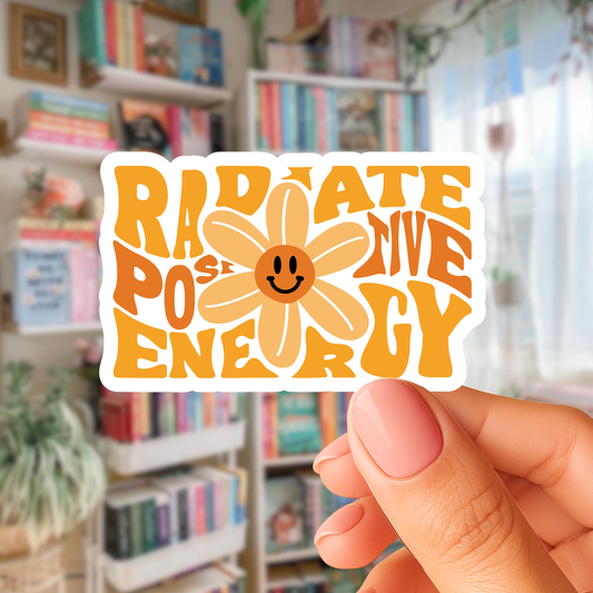 Radiate Positive Energy Sticker