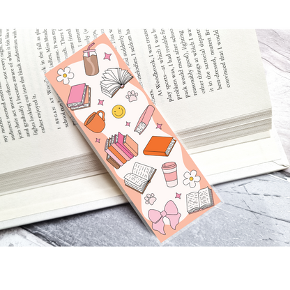 Books & Coffee Bookmark