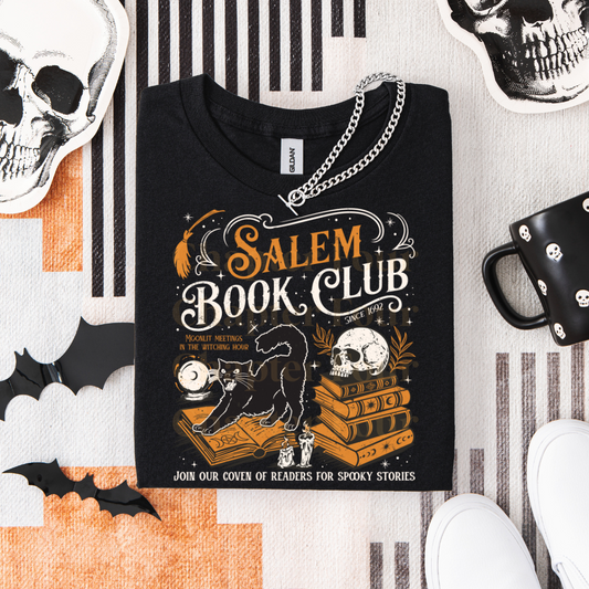 Halloween Salem Book Club - T-Shirt, Crewneck, or Hoodie