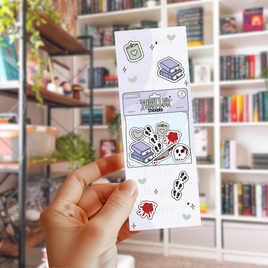 Thriller Stickers Bookmark
