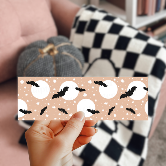 Moon Lit Bats Bookmark