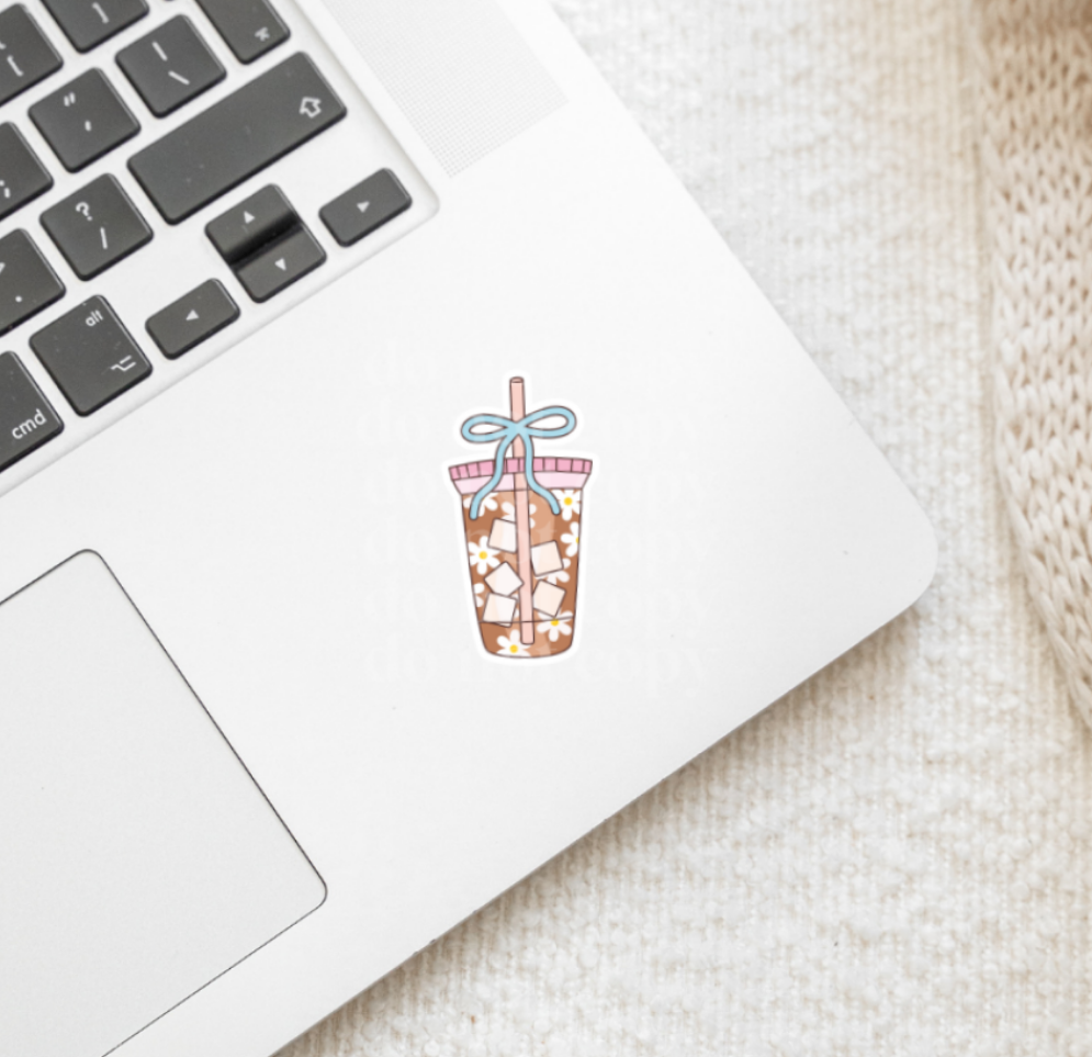 Summer Iced Coffee Sticker