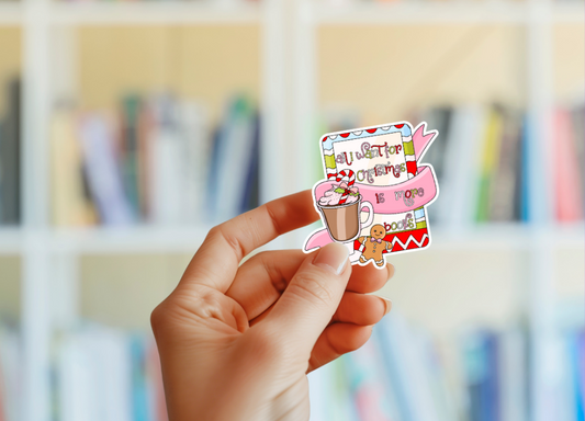 All I Want For Christmas Is More Books Sticker