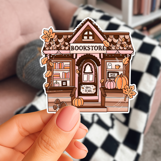 Fall Bookstore Sticker
