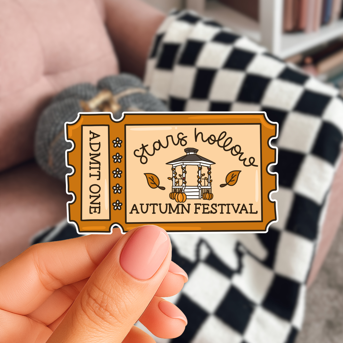 Autumn Festival Ticket Sticker