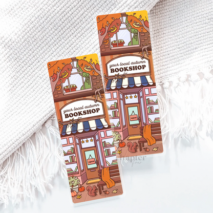 Your Local Autumn Bookshop Bookmark