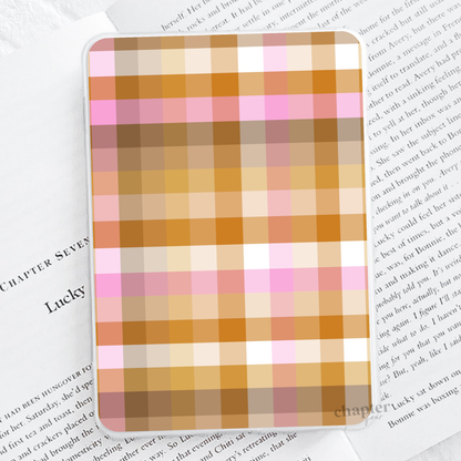 Maple Plaid E-Reader Insert