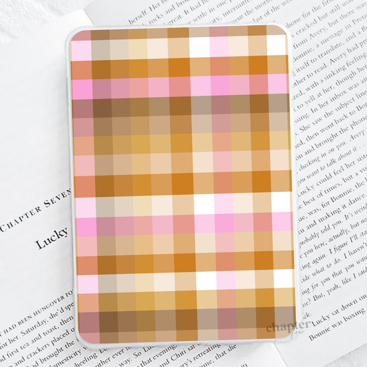 Maple Plaid E-Reader Insert