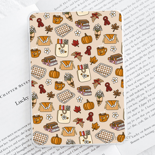 Cozy Autumn E-Reader Insert
